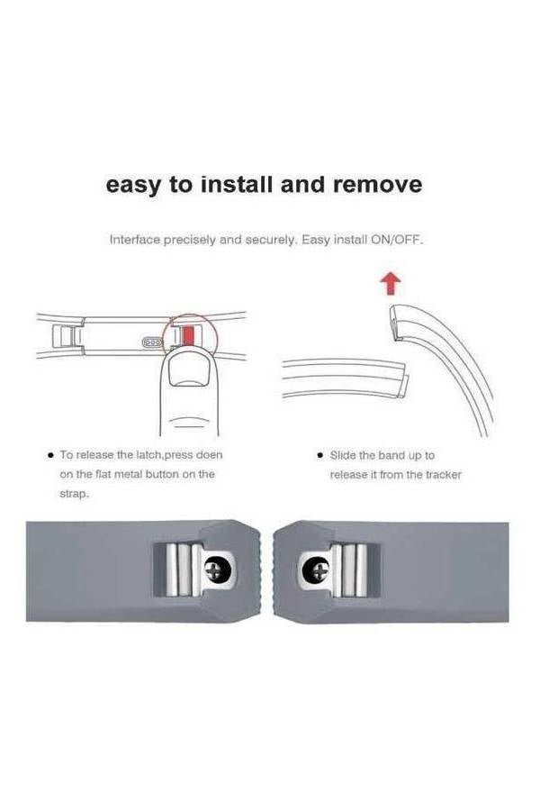 For Fitbit Alta HR - Small Size Soft Silicone Wrist Band Strap - Black  - Image 3