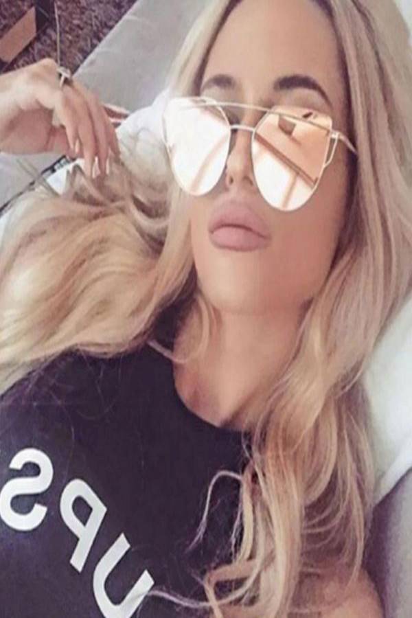 ميادو نظارة شمسية بعدسات عين قطة عاكسة للضوء للنساء - Image 4