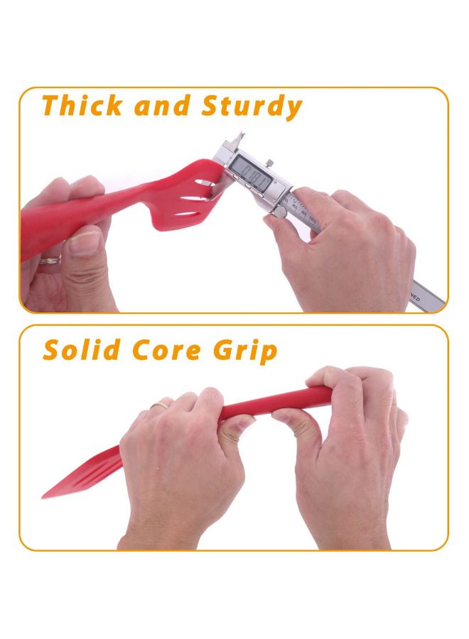 10-Piece Kitchen Utensil Red 15x10x17cm - Image 4