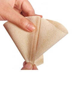 Generic 100-Piece Coffee Paper Filter Beige 5 x 8 x 17 centimeter Beige 5 x 8 x 17cm  - Image 3