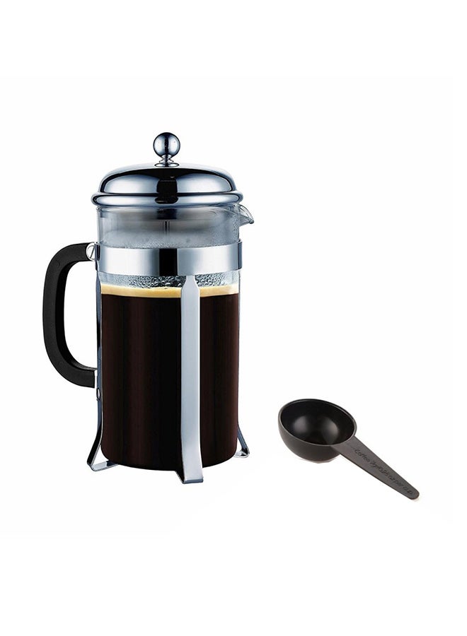 French Press Coffee Maker Clear 15 x 10 x 17 centimeter Clear 15 x 10 x 17cm - Image 1