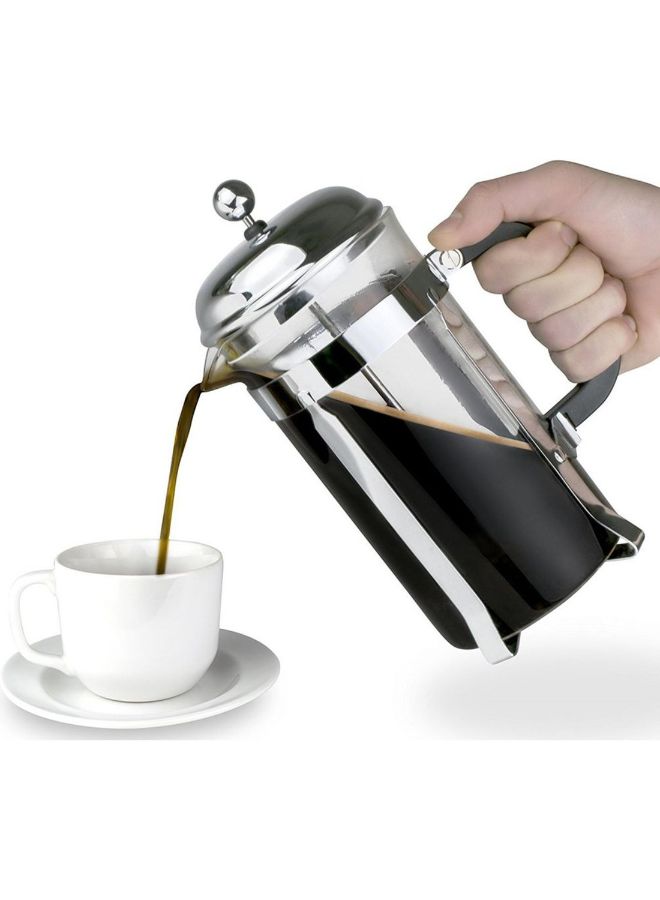 French Press Coffee Maker Clear 15 x 10 x 17 centimeter Clear 15 x 10 x 17cm - Image 3