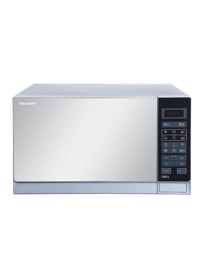 شارب - فرن ميكروويف مزود بقفل أمان للأطفال 25 L 900 W R-75MT(S) أسود/ فضي - Image 1