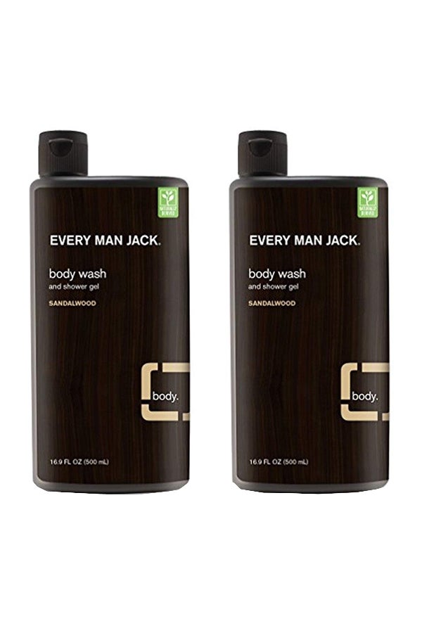 Every Man Jack - Sandalwood Body Wash 16.9 Fluid Ounce (Pack Of 2) - Image 1