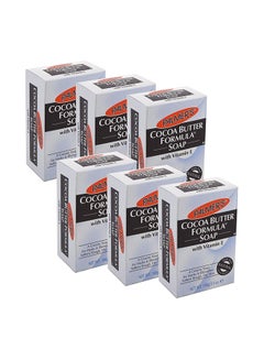 PALMER'S Pack Of 6 Cocoa Butter Formula Creamy Soap 