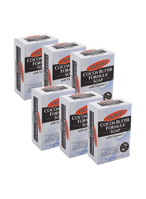 Pack Of 6 Cocoa Butter Formula Creamy Soap