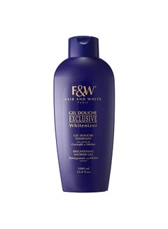 Fair and White Exclusive Brightening Shower Gel With Pomegranate And Melon Extract 1000ml 
