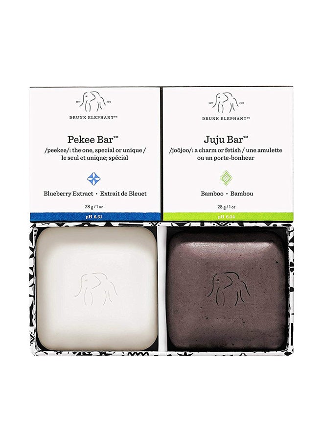 Drunk Elephant Pack Of 2 Exfoliating Face Wash And Moisturizing Bar Cleanser