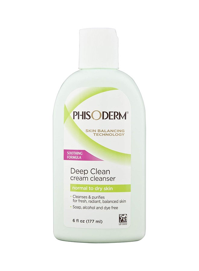 Phisoderm Pack Of 6 Deep Cleaning Cream Cleanser 177ml