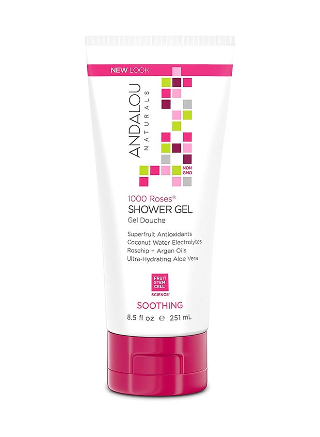 Andalou Naturals 1000 Roses Soothing Shower Gel