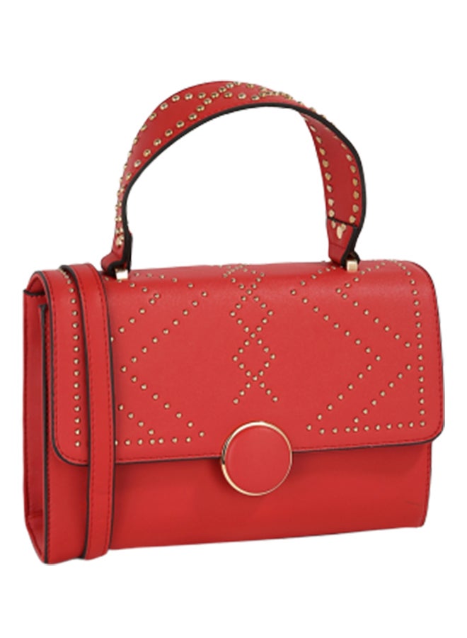CARPISA - Jefferson Satchel Bag Red - Image 1