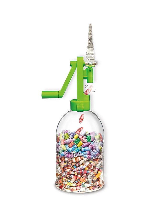 4m Green Creativity - Recycled Paper Beads 18cm  - Image 2