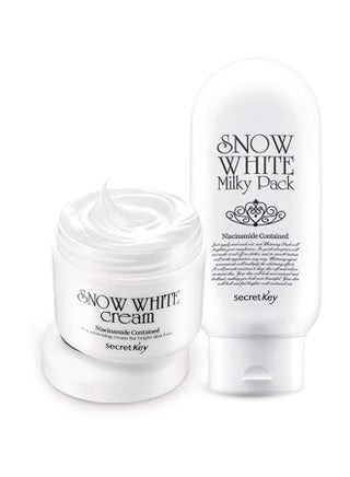 Secretkey Snow White Cream 50G+Snow White Milky Pack 200G Set Bb - v1555573430/N23964553A_1