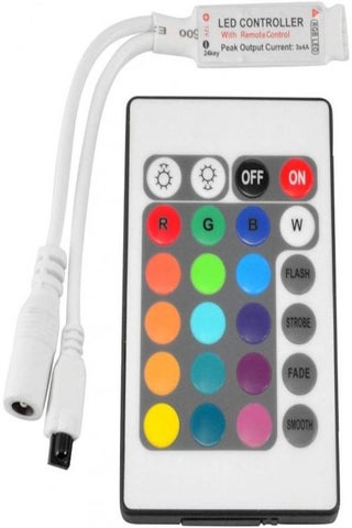 LED Light Controller for RGB Strip Lights with Remote Controller - v1555582312/N24044757A_1