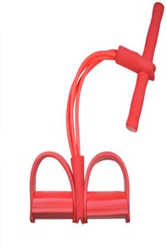 Fitness Sit-up Exercise Equipment Resistance Bands for Home Gym Yoga Workout Multifunction Arm Leg Exercise Abdominal Training Red