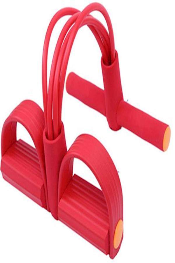 Generic - Fitness Sit-up Exercise Equipment Resistance Bands for Home Gym Yoga Workout Multifunction Arm Leg Exercise Abdominal Training Red - Image 1