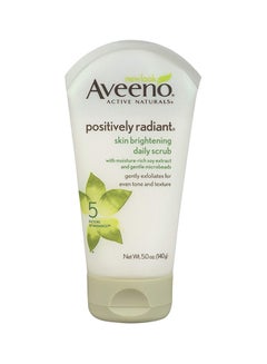 Aveeno Positively Radiant Brightening Daily Scrub 5 Ounce (145ml) (6 Pack) 