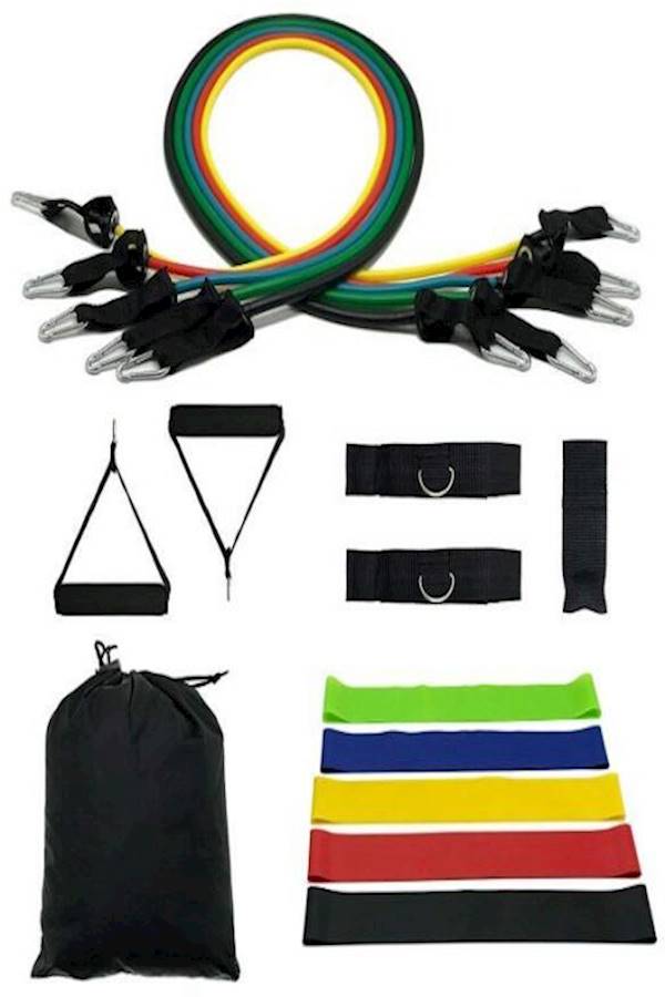 Set Of 11 Resistance Exercise Bands