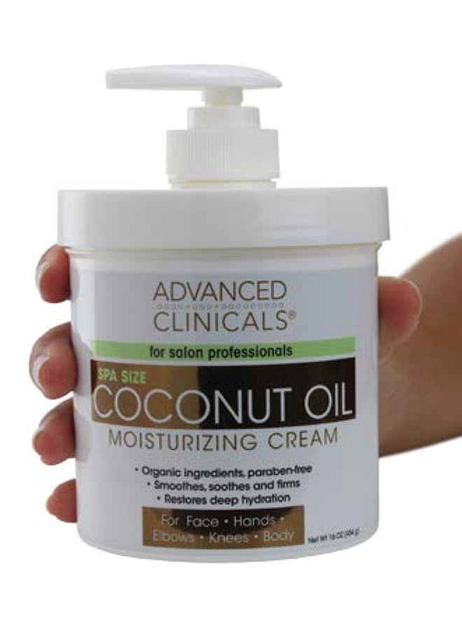 Advanced Clinicals Coconut Oil Cream Moisturizing Lotion 