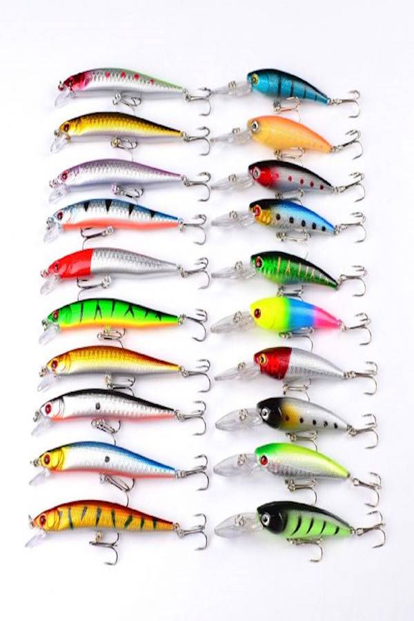 Generic 20 Mixed Colors Fishing Lures Spoon Bait  - Image 2