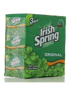 Irish Spring Pack Of 3  Bath Soap 