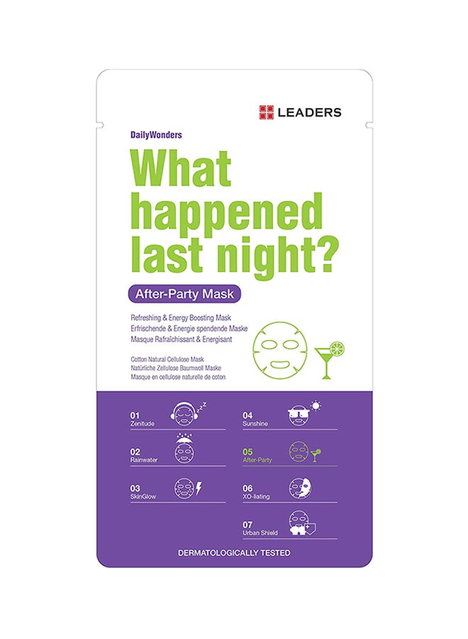 Leaders Insolution - Daily Wonders What Happened Last Night Mask - Image 1
