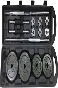 Emfil Barbell With Fitness Dumbbell Set 50kg  - Image 3