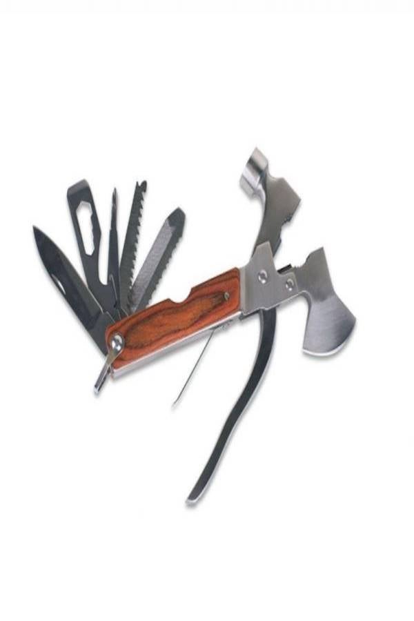 Generic Survival 14 in 1 Multi Tool Hammer Claw Knife Opener Screwdriver Plier for Outdoor Camping Travel plus vouch  - Image 1