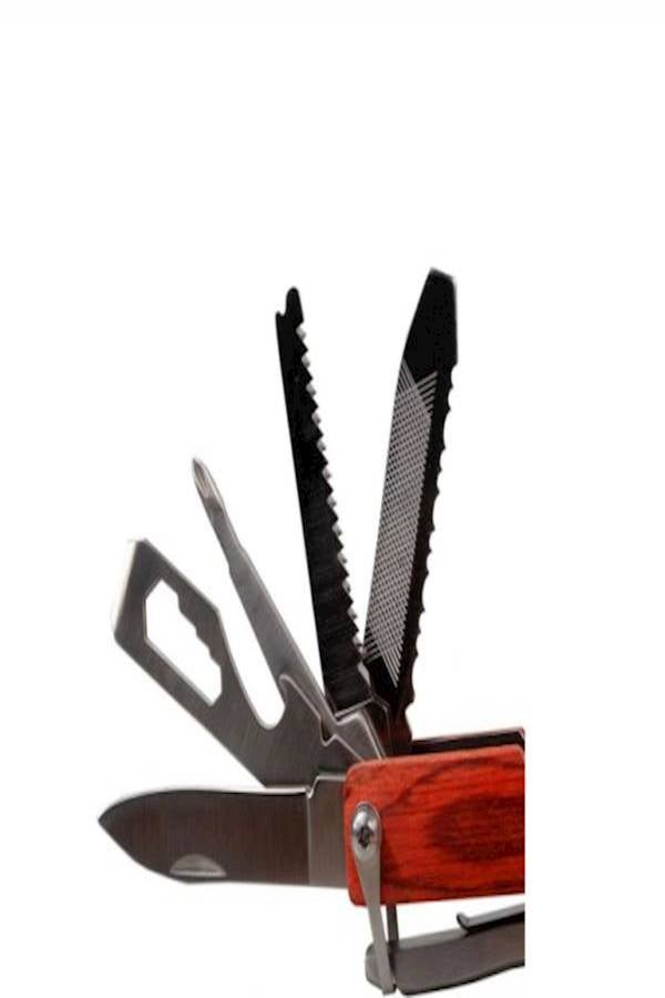 Generic Survival 14 in 1 Multi Tool Hammer Claw Knife Opener Screwdriver Plier for Outdoor Camping Travel plus vouch  - Image 2