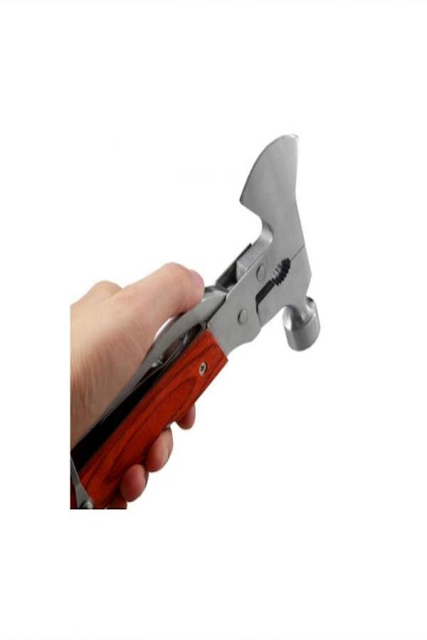 Generic Survival 14 in 1 Multi Tool Hammer Claw Knife Opener Screwdriver Plier for Outdoor Camping Travel plus vouch  - Image 4