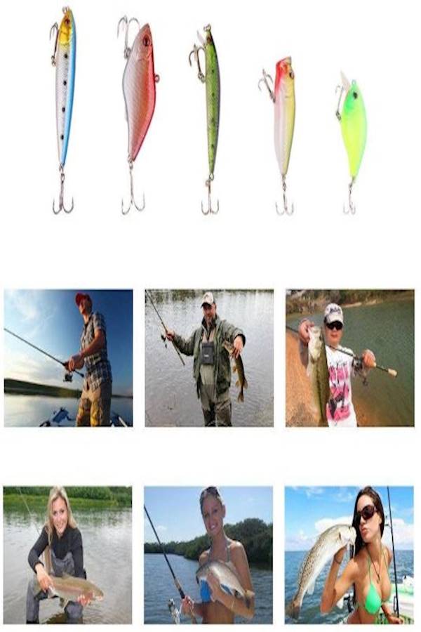 Generic 101 Pcs Fishing Lure Set Hard And Soft Bait Hook With Tackle Box  - Image 3
