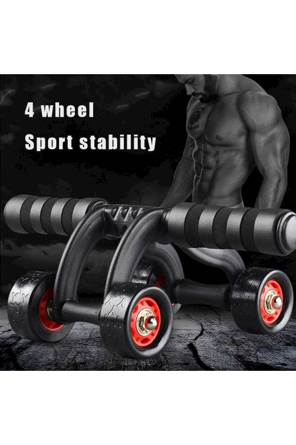 Generic - Four Wheels Abdominal Wheel Ab Roller 1.2kg - Image 1