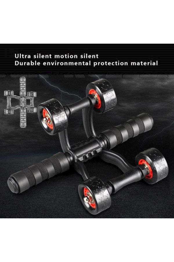 Generic - Four Wheels Abdominal Wheel Ab Roller 1.2kg - Image 1