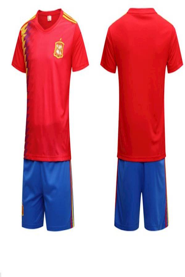 Generic 2018 Russia World Cup Jersey Spain Men Adult Soccer Suit Short Sleeve Xl  - Image 2