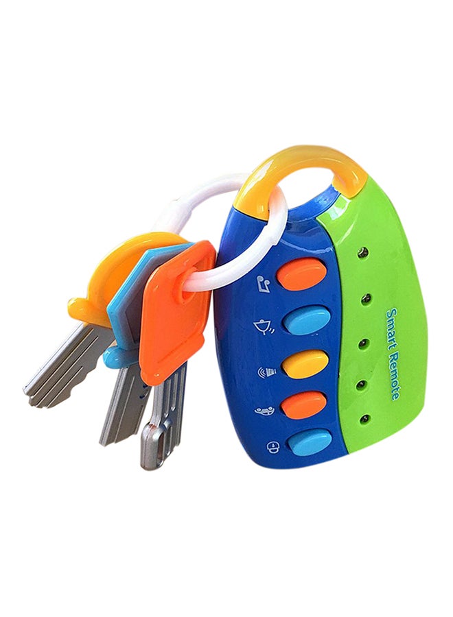 Simulation Remote Control Car Key Lock Music Toy 