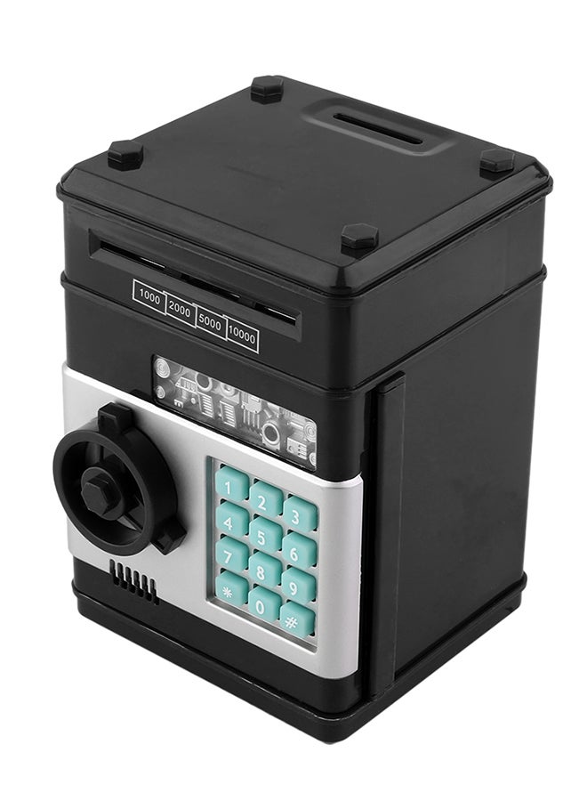 Kids Electronic Money Safe Box Password Saving Bank ATM for Coins and Bills - Image 1