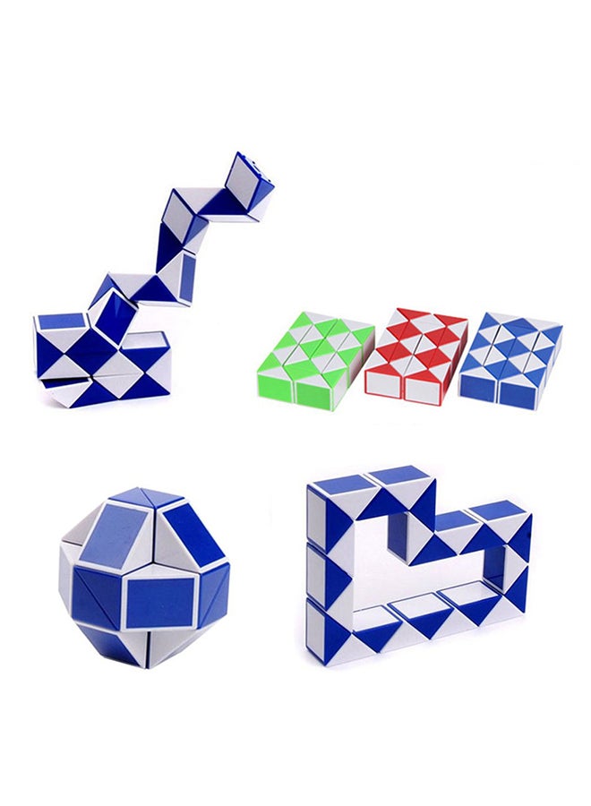 لعبة تعليمية للأطفال أحجية مكعب سحري يمكن لفه صغير ومسطرة سحرية من 24 قطعة - Image 3