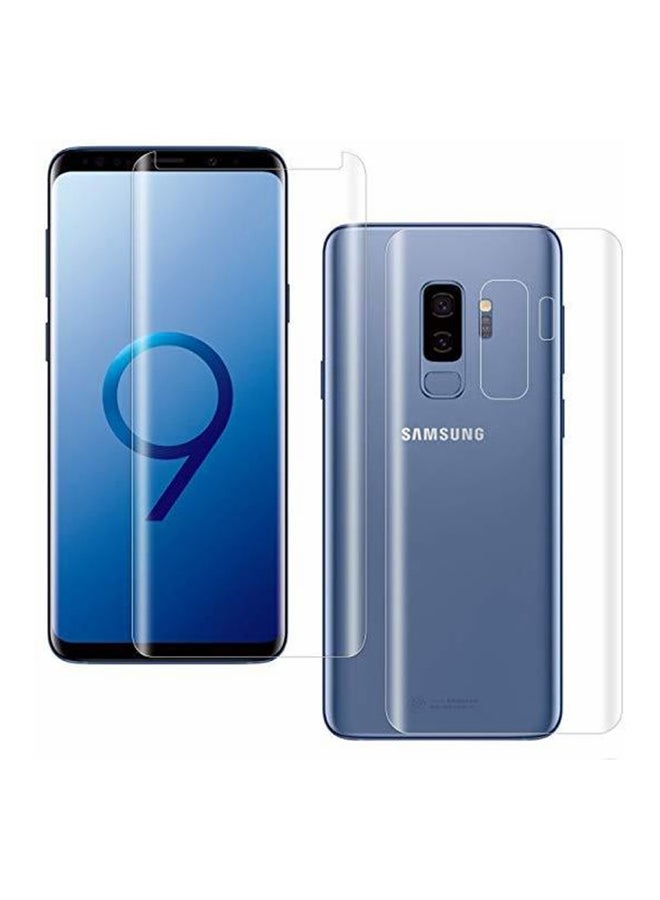 كينج ستور واقي شاشة زجاجي أمامي وخلفي لهاتف Samsung Galaxy S9