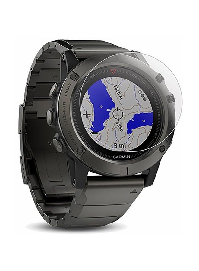 كينج ستور لاصقة حماية للشاشة من الزجاج المقوى عالي الوضوح للساعة الذكية 5X شفاف