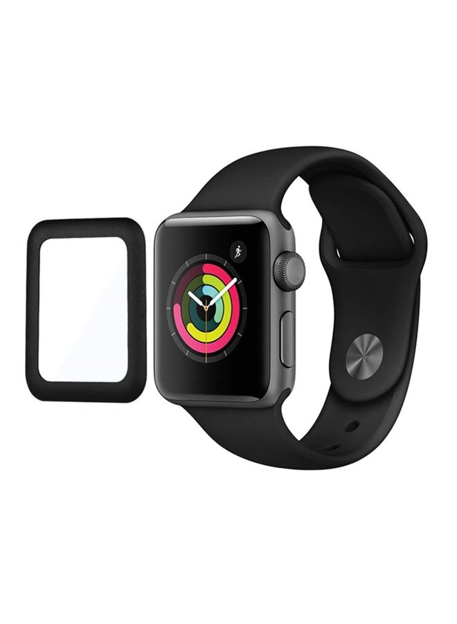 Apple Watch Screen Protector, 42mm iWatch Series 4 3 2 1 3D Curved Full Cover HD Tempered Glass Film