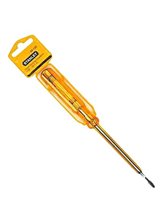 Stanley Voltage Testing Screwdriver Yellow/Silver 65x160x25mm 