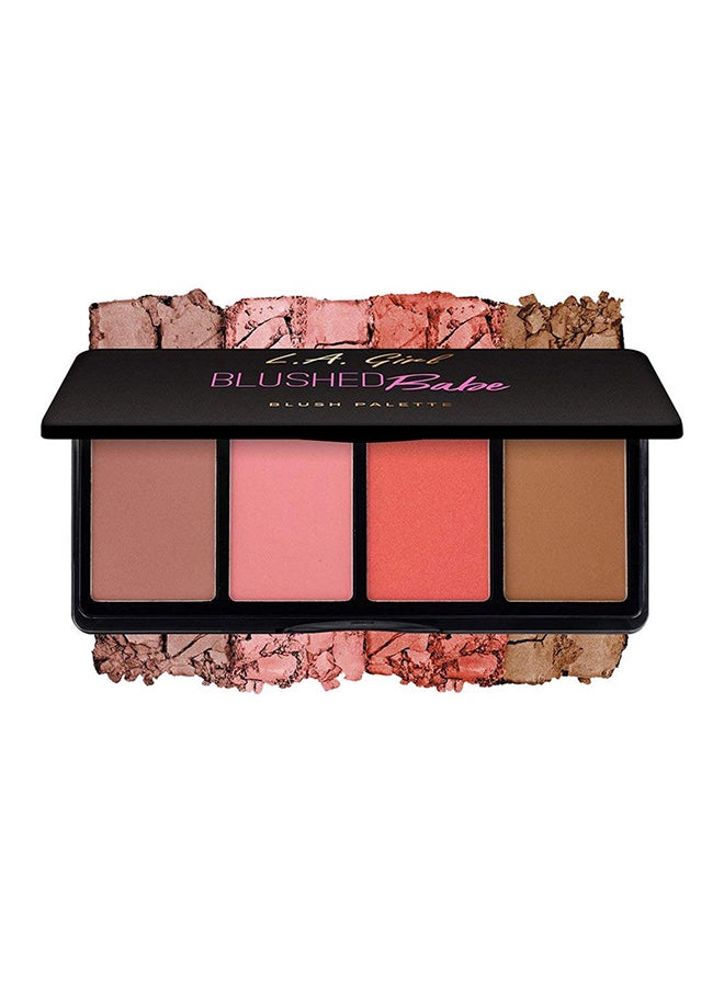 LA Girl - Fanatic Blush Palette, Blushed Babe Pinks, 0.14 Oz Blushed Babe - Image 1