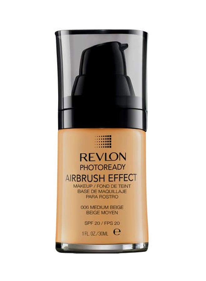 Revlon - Photoready Airbrush Effect Makeup Foundation SPF 20 Medium Beige - Image 1
