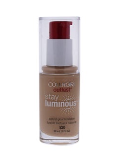 Covergirl Outlast Stay Luminous Foundation Creamy Natural 820, 1 Oz