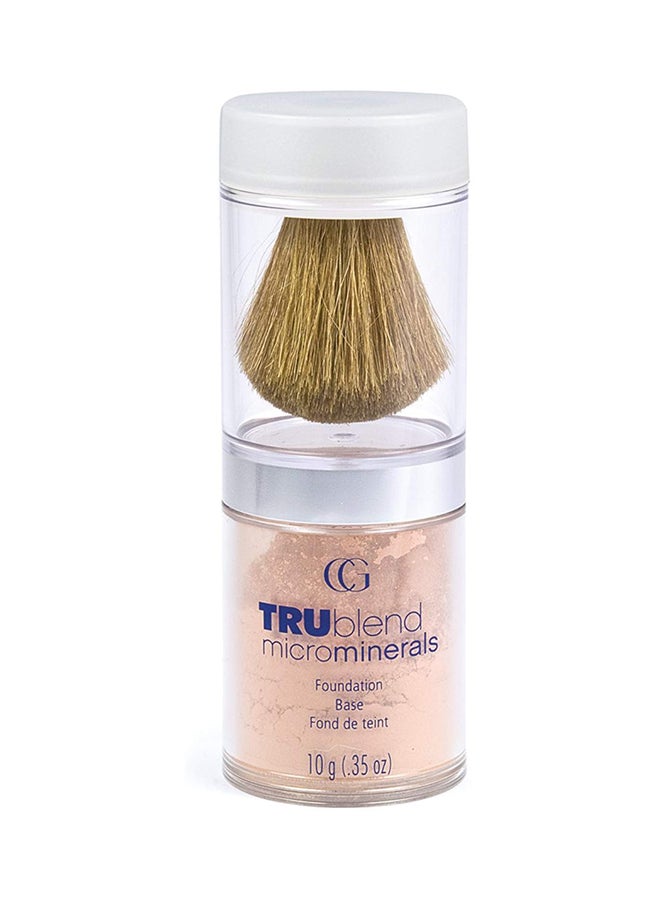 CoverGirl TruBlend Micro Minerals Foundation – Mineralpuder Für Natürlichen Look, Verstellbare Deckkraft, Creamy Natural