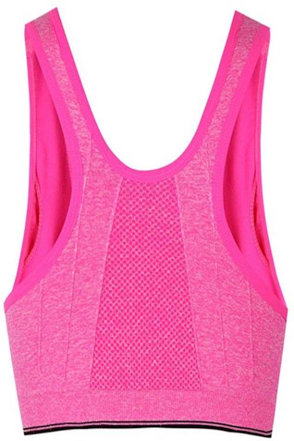 Generic Women's Zip Front Sports Bra Active Yoga Girl Sports Bras with Adjustable Strap for Yoga Running, Size L  - Image 2