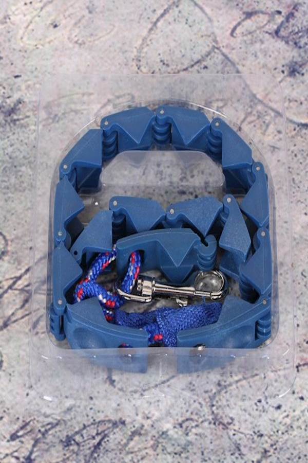 سلسلة طوق رقبة للكلاب قابلة للتعديل أزرق - Image 2