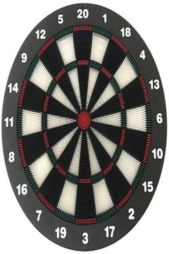 Generic Durable Molded Plastic Safety Dart Board With Hanger Hook  - Image 1