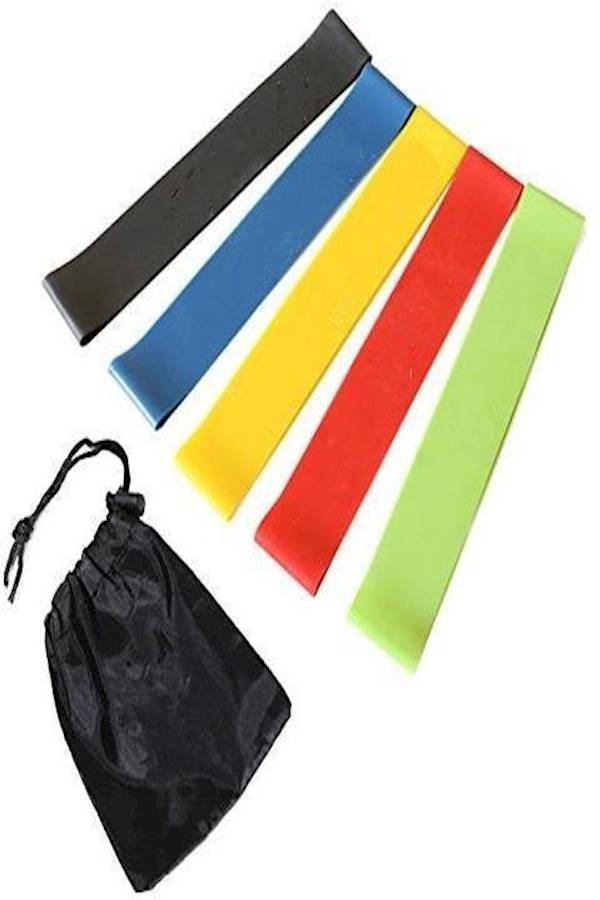 Generic Set Of 5 Loops Exercise Resistance Bands  - Image 1