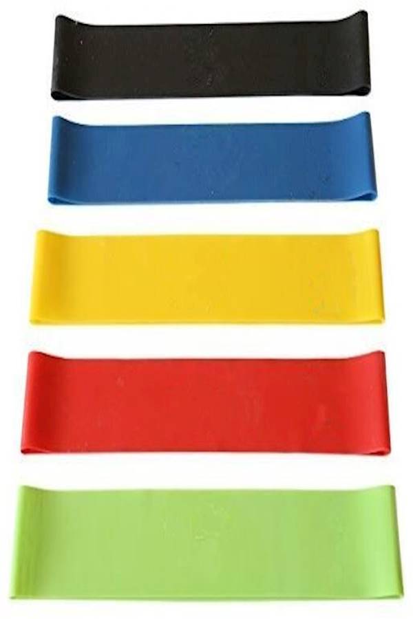 Generic Set Of 5 Loops Exercise Resistance Bands  - Image 2